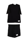 Black Oversized Unisex Shorts